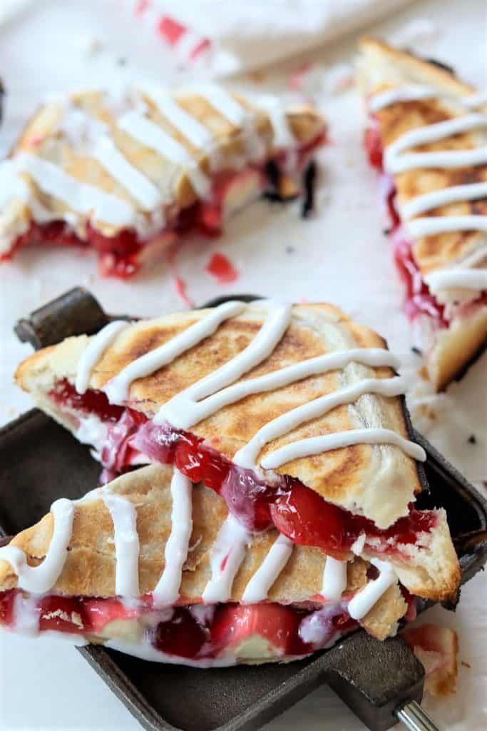 Cherry Mountain Pie Recipe (Pie Iron Cherry Pies) - Seeking The RV