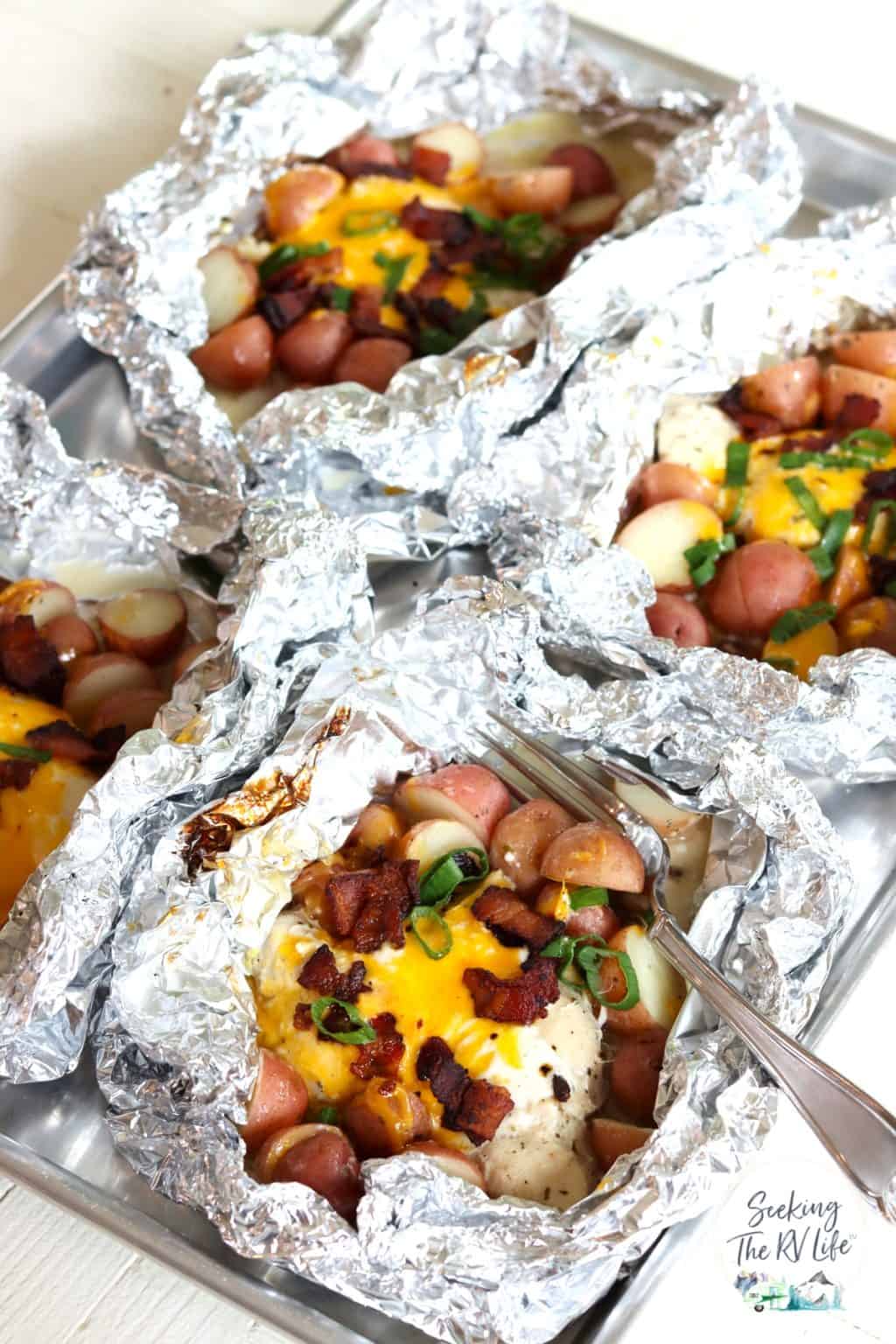 Best Ranch Bacon Chicken Foil Packets Seeking The RV Life